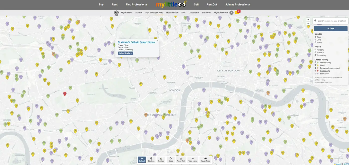 School heatmap preview