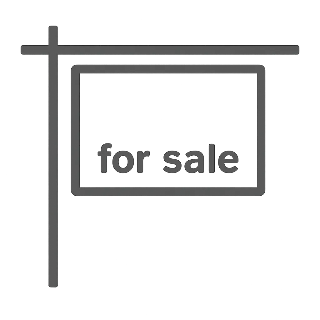 For Sale / To Let Board icon