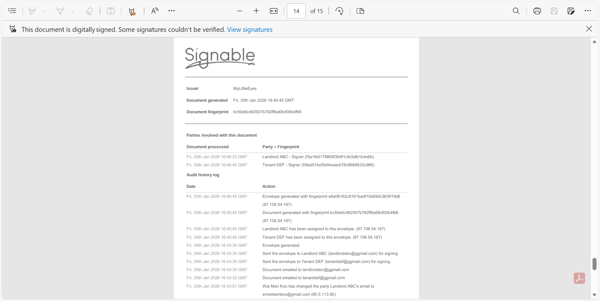 Keep the fully signed AST