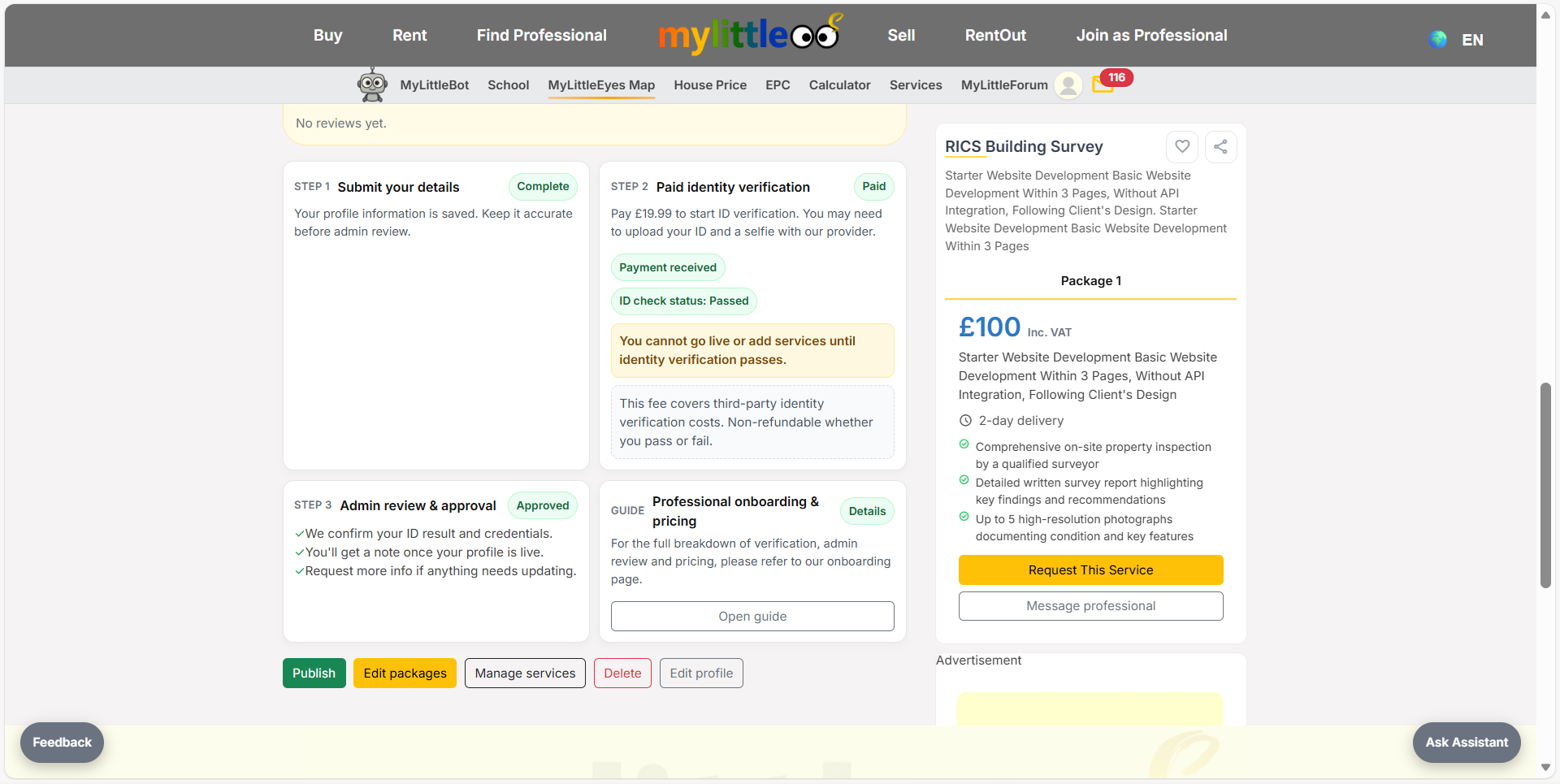 Publish your profile