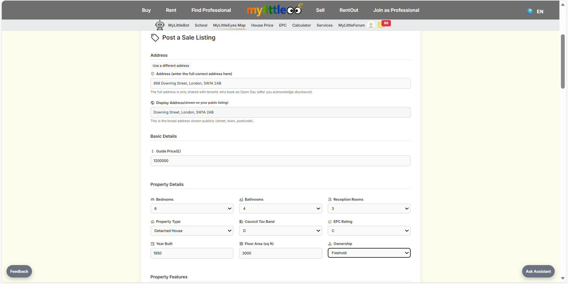 Set price and basics