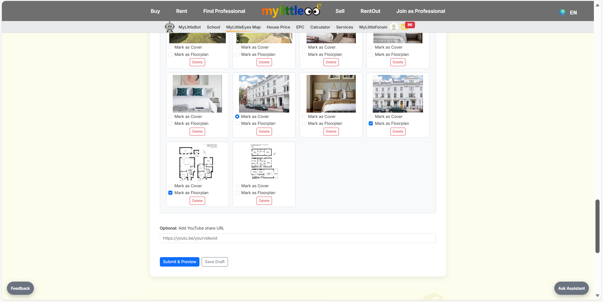 Finish media and save